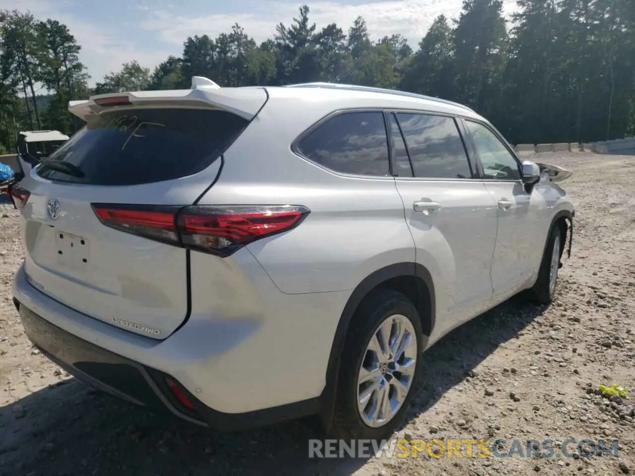4 fotografías del automóvil dañado 5TDDZRBH1MS524890 TOYOTA HIGHLANDER 2021