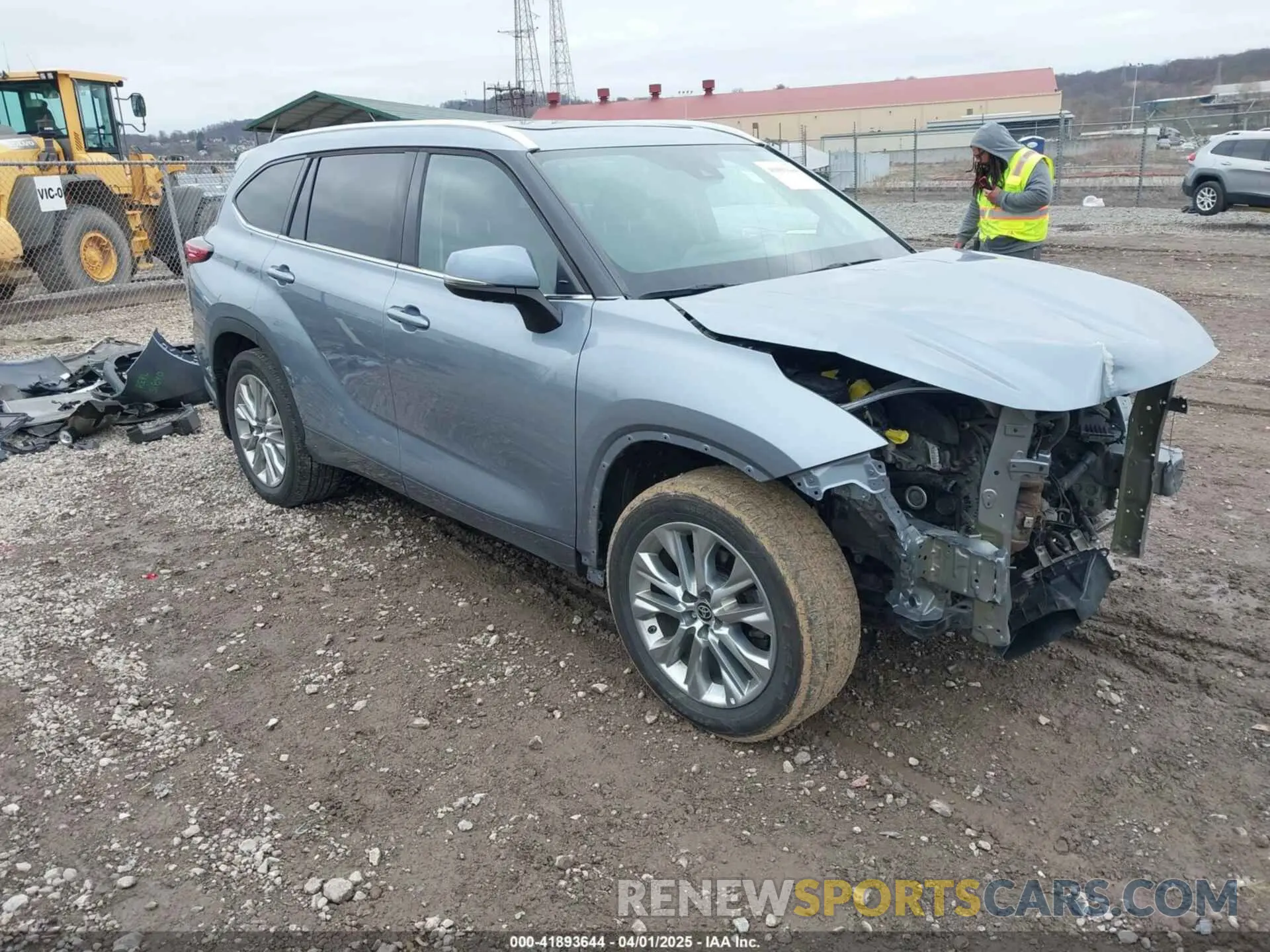 1 fotografías del automóvil dañado 5TDDZRBH2MS108413 TOYOTA HIGHLANDER 2021