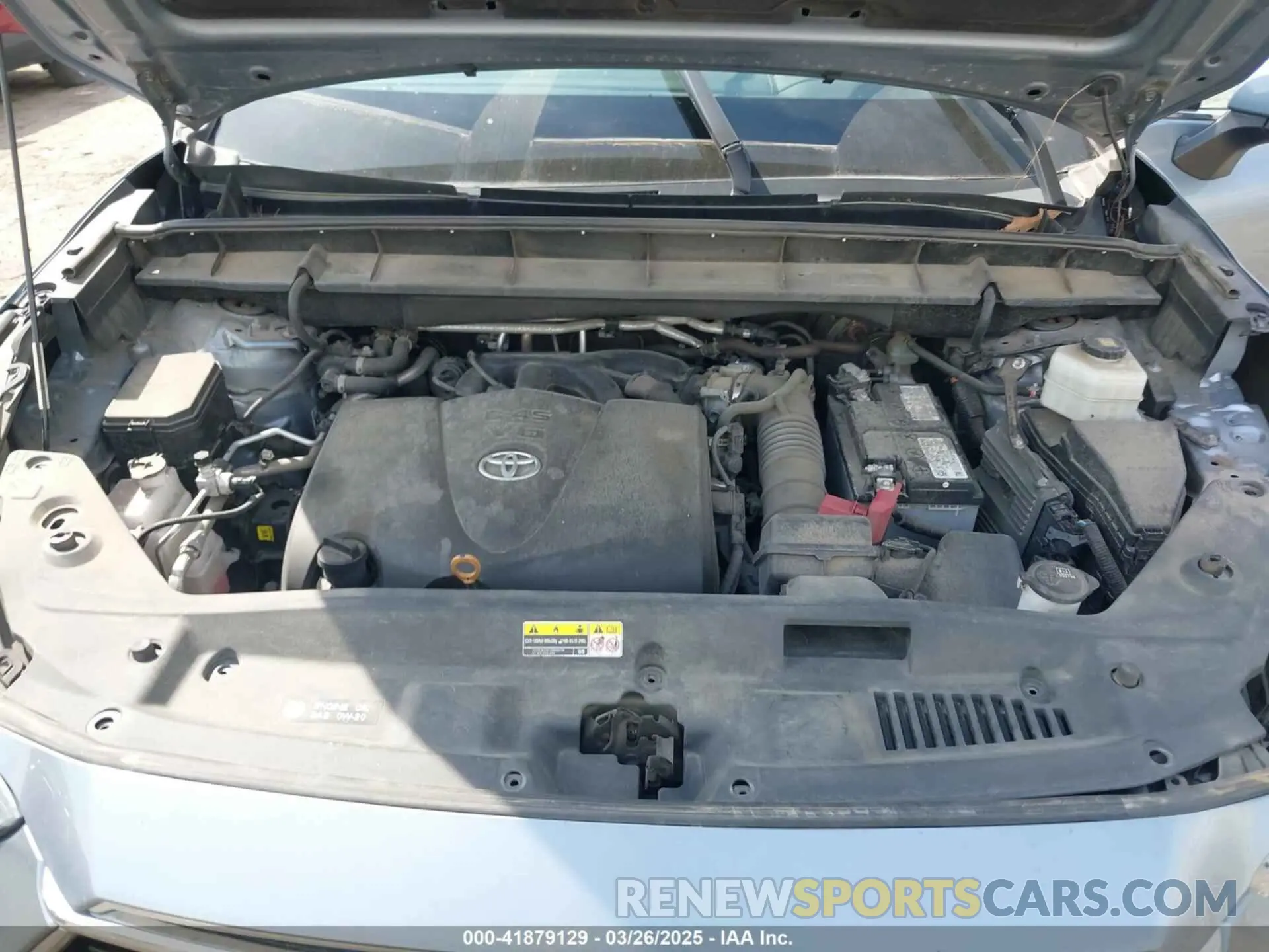 10 fotografías del automóvil dañado 5TDDZRBH2MS119878 TOYOTA HIGHLANDER 2021