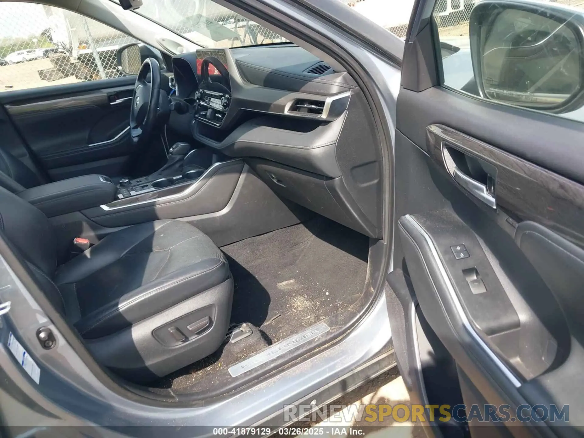 5 fotografías del automóvil dañado 5TDDZRBH2MS119878 TOYOTA HIGHLANDER 2021