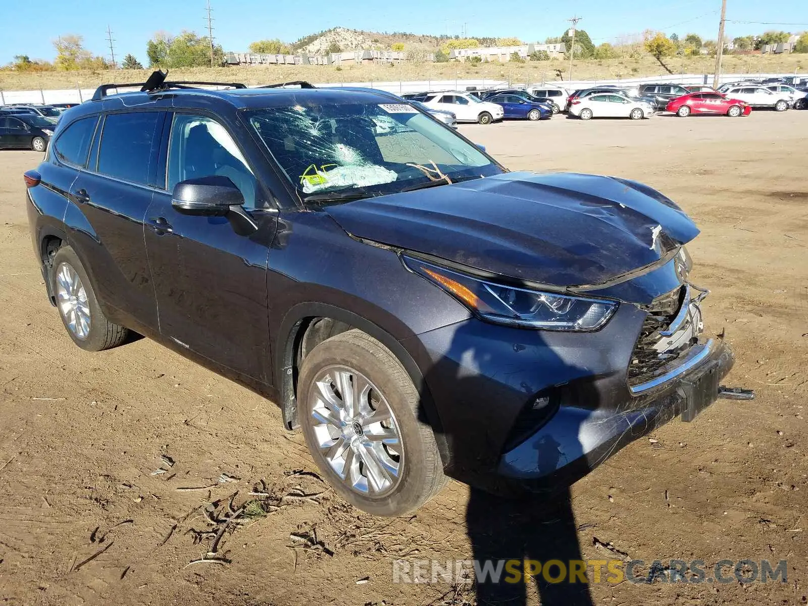 1 fotografías del automóvil dañado 5TDDZRBH2MS535042 TOYOTA HIGHLANDER 2021