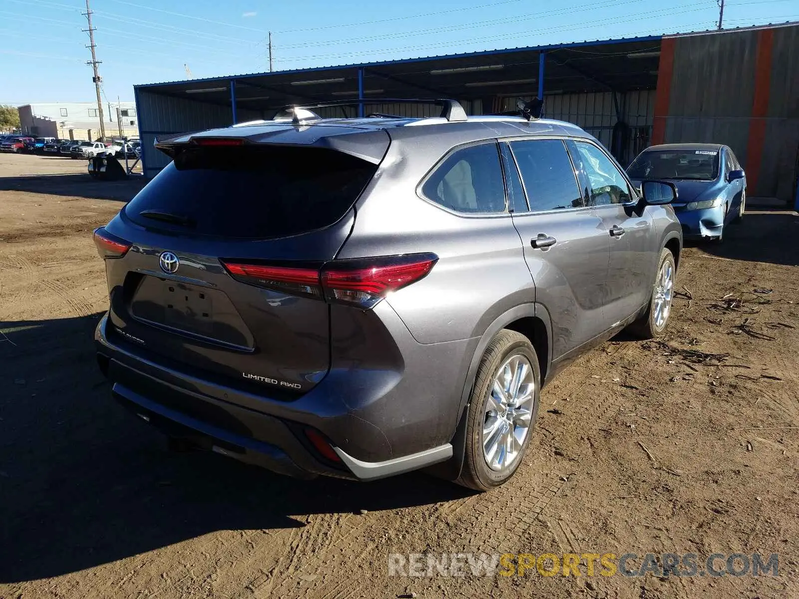 4 fotografías del automóvil dañado 5TDDZRBH2MS535042 TOYOTA HIGHLANDER 2021