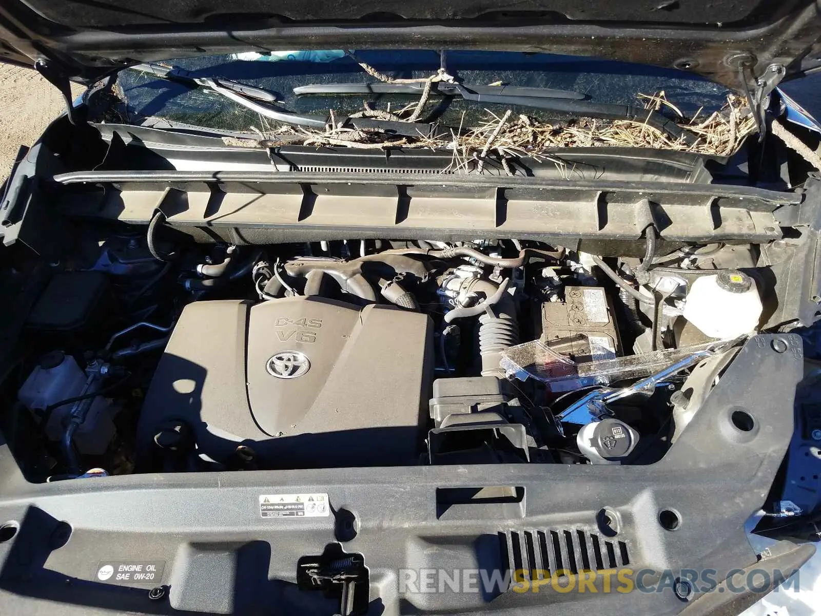 7 fotografías del automóvil dañado 5TDDZRBH2MS535042 TOYOTA HIGHLANDER 2021