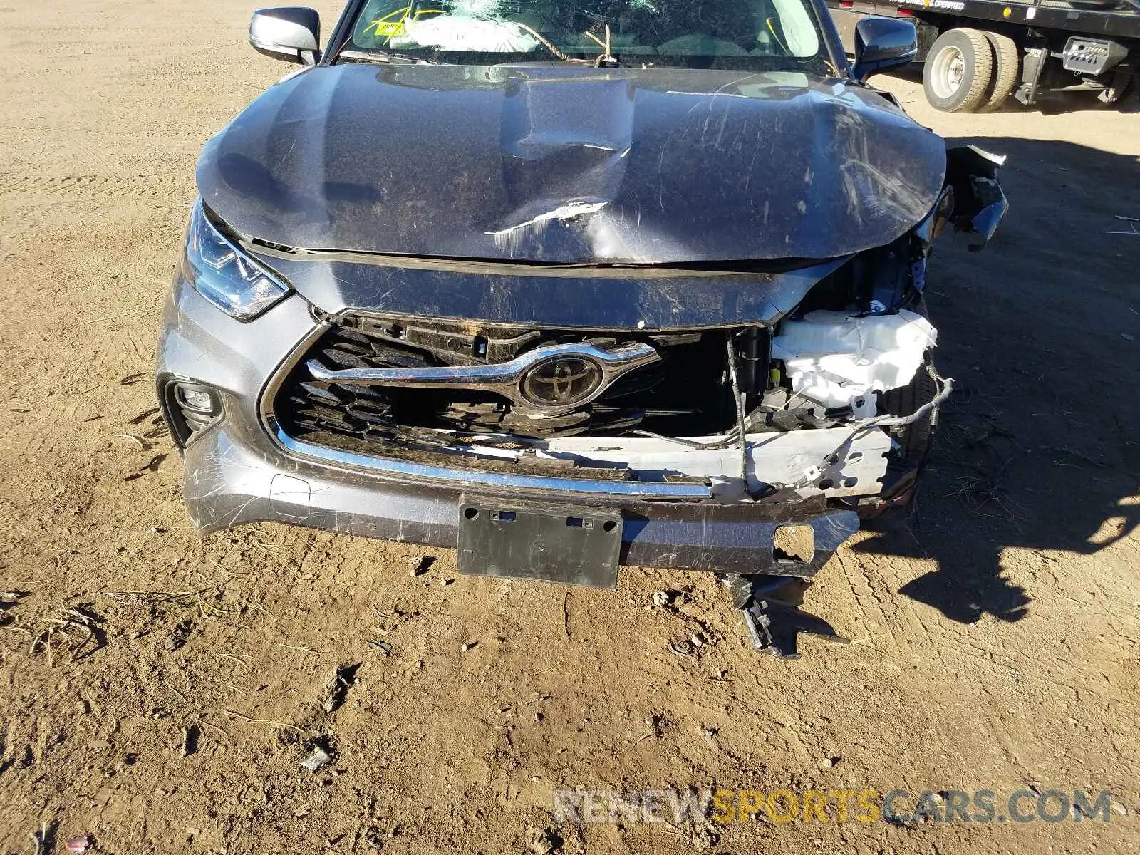 9 fotografías del automóvil dañado 5TDDZRBH2MS535042 TOYOTA HIGHLANDER 2021