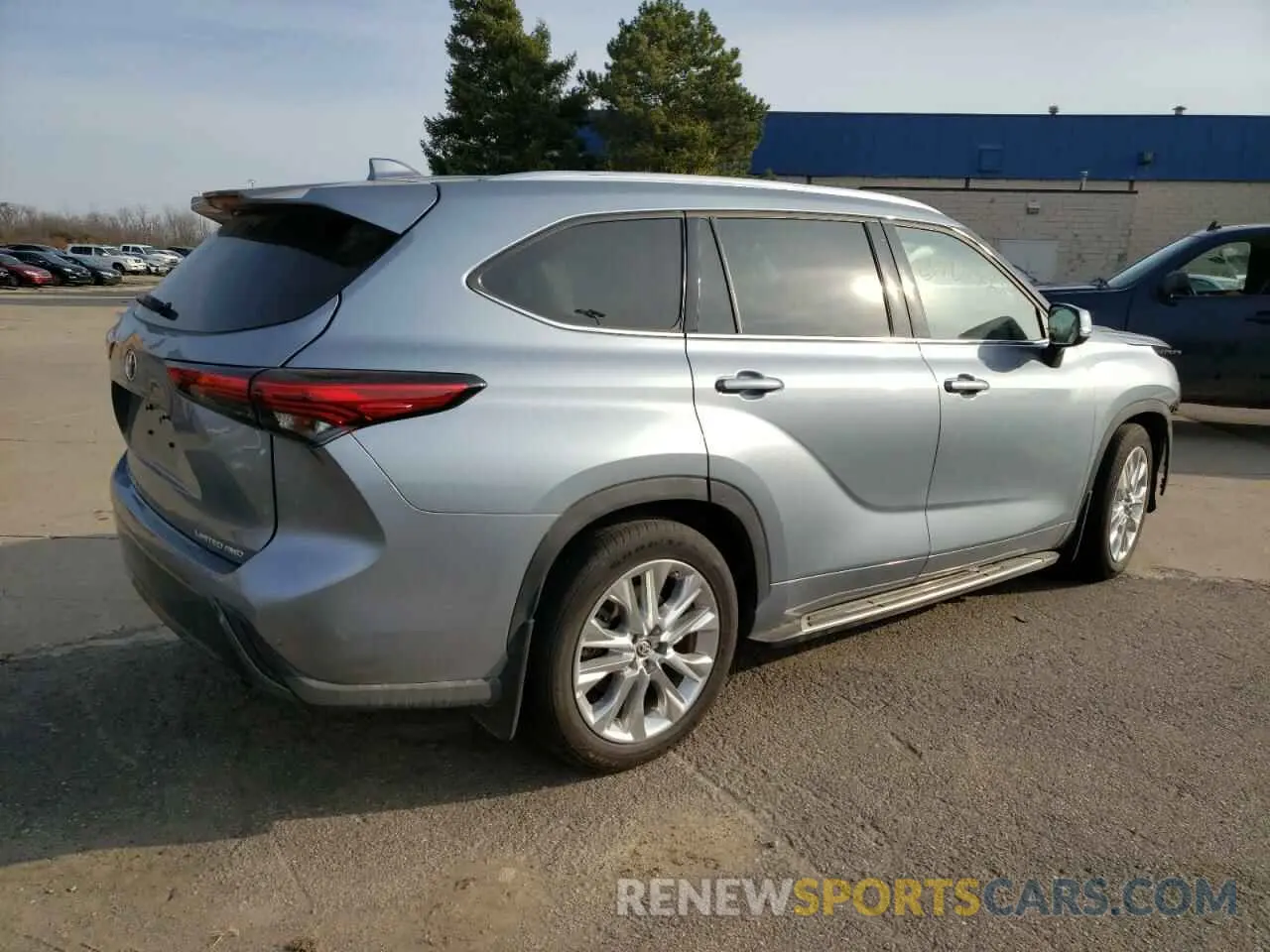 3 fotografías del automóvil dañado 5TDDZRBH3MS080430 TOYOTA HIGHLANDER 2021