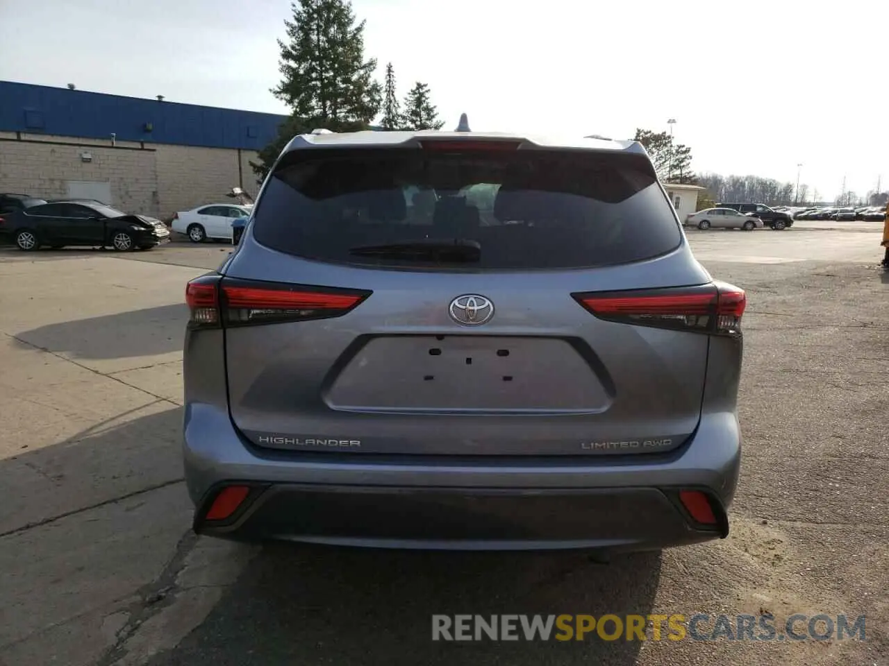 6 fotografías del automóvil dañado 5TDDZRBH3MS080430 TOYOTA HIGHLANDER 2021