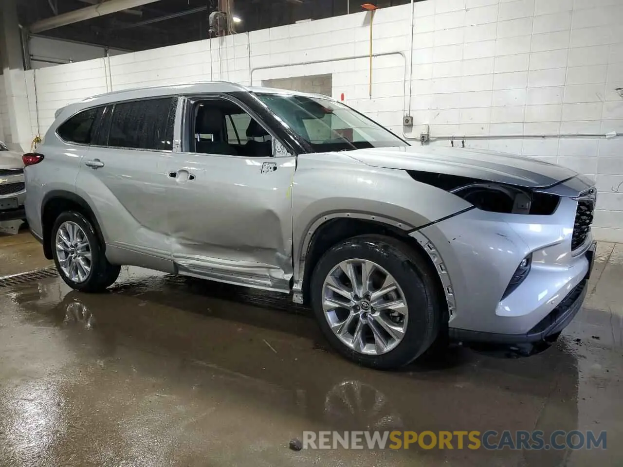 4 fotografías del automóvil dañado 5TDDZRBH5MS524911 TOYOTA HIGHLANDER 2021