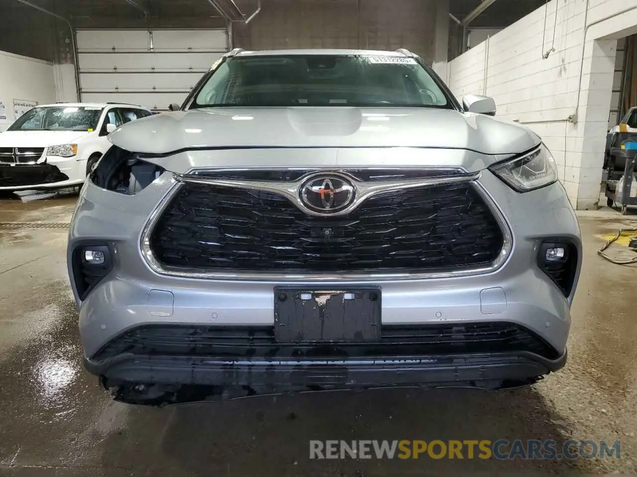 5 fotografías del automóvil dañado 5TDDZRBH5MS524911 TOYOTA HIGHLANDER 2021