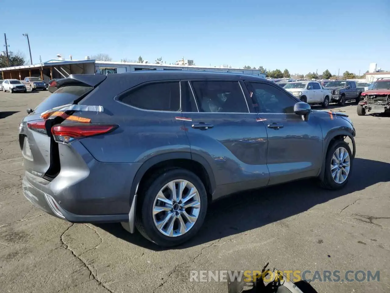 3 fotografías del automóvil dañado 5TDDZRBH6MS138210 TOYOTA HIGHLANDER 2021