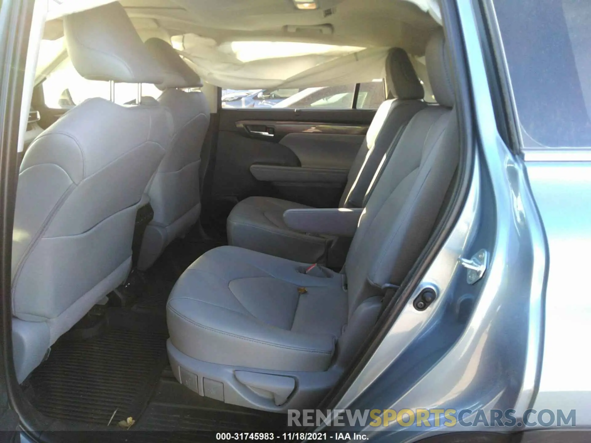 8 fotografías del automóvil dañado 5TDDZRBH7MS143819 TOYOTA HIGHLANDER 2021