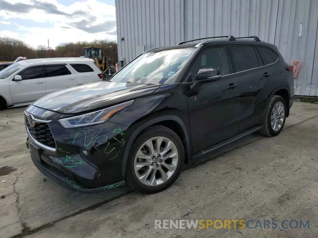 1 fotografías del automóvil dañado 5TDDZRBH8MS070640 TOYOTA HIGHLANDER 2021