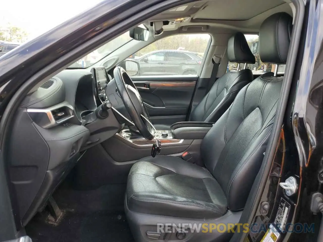 7 fotografías del automóvil dañado 5TDDZRBH8MS070640 TOYOTA HIGHLANDER 2021