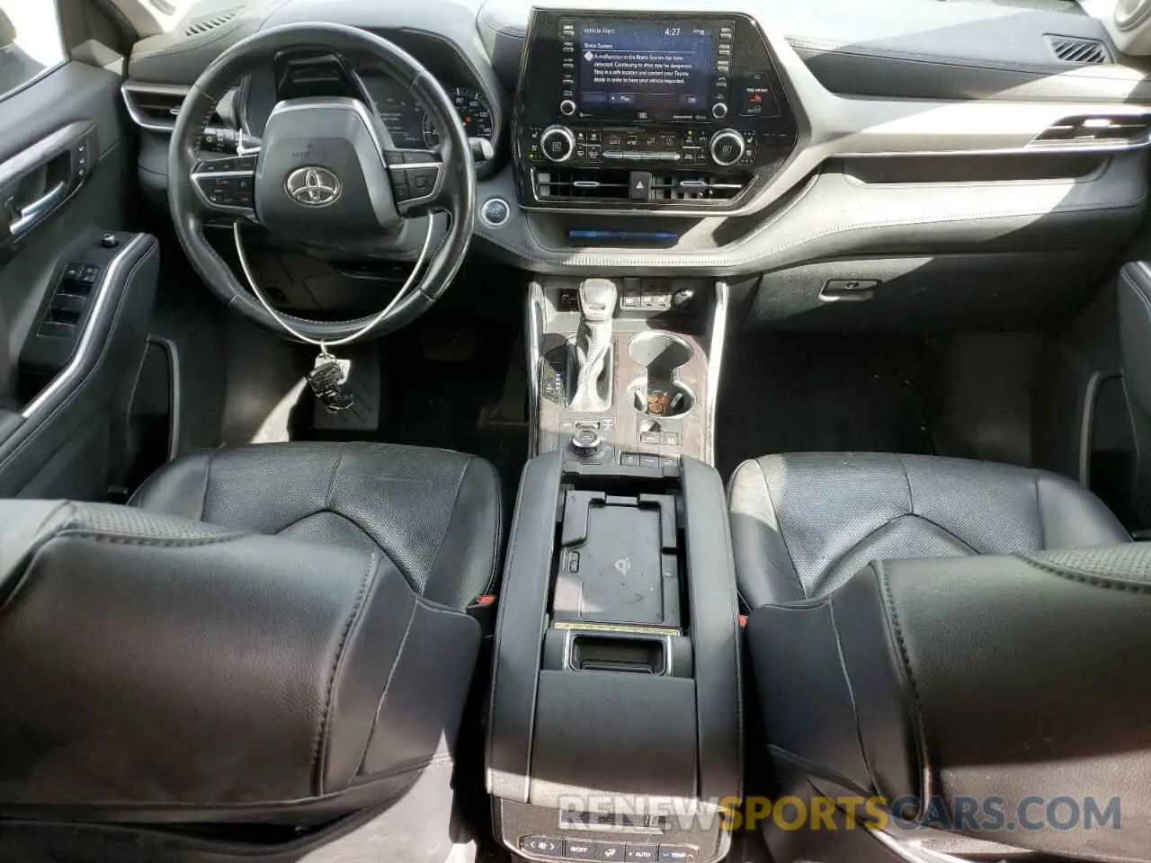 8 fotografías del automóvil dañado 5TDDZRBH8MS070640 TOYOTA HIGHLANDER 2021