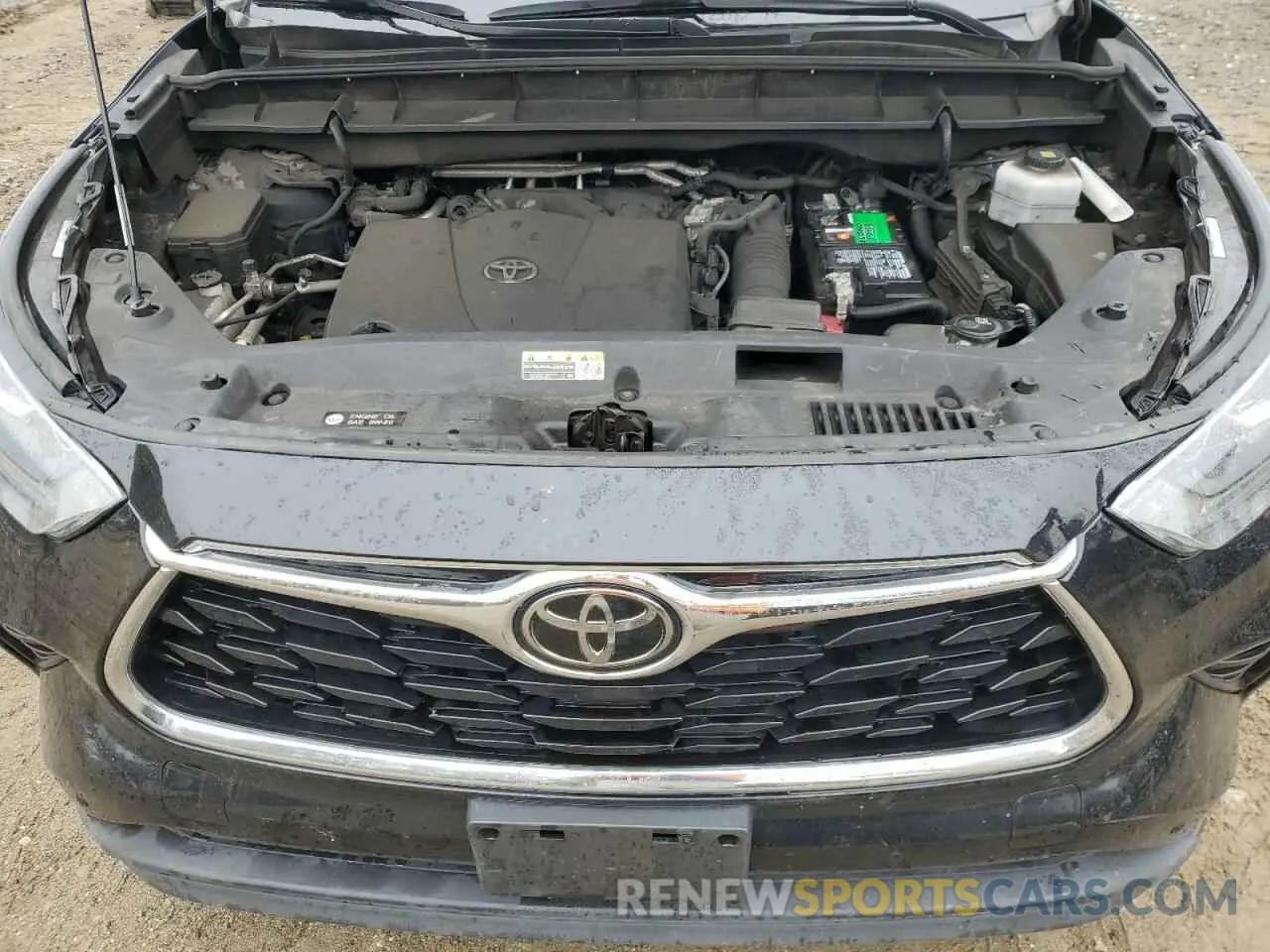 12 fotografías del automóvil dañado 5TDDZRBH8MS114121 TOYOTA HIGHLANDER 2021