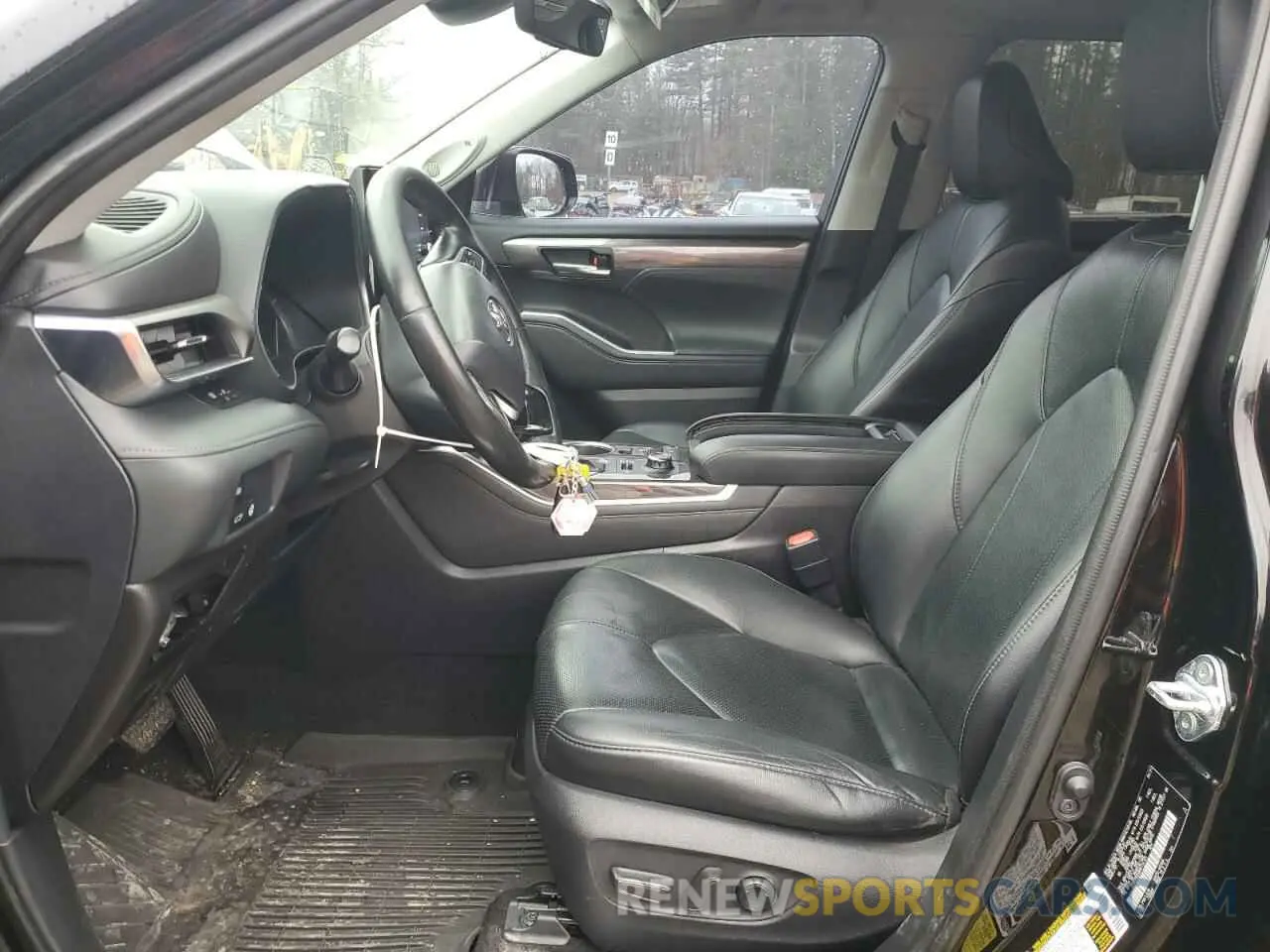 7 fotografías del automóvil dañado 5TDDZRBH8MS114121 TOYOTA HIGHLANDER 2021