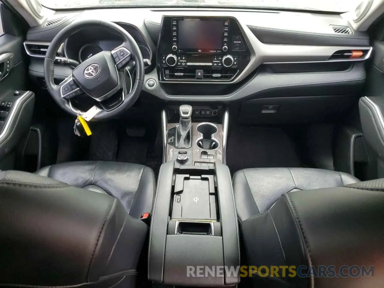 8 fotografías del automóvil dañado 5TDDZRBH8MS114121 TOYOTA HIGHLANDER 2021