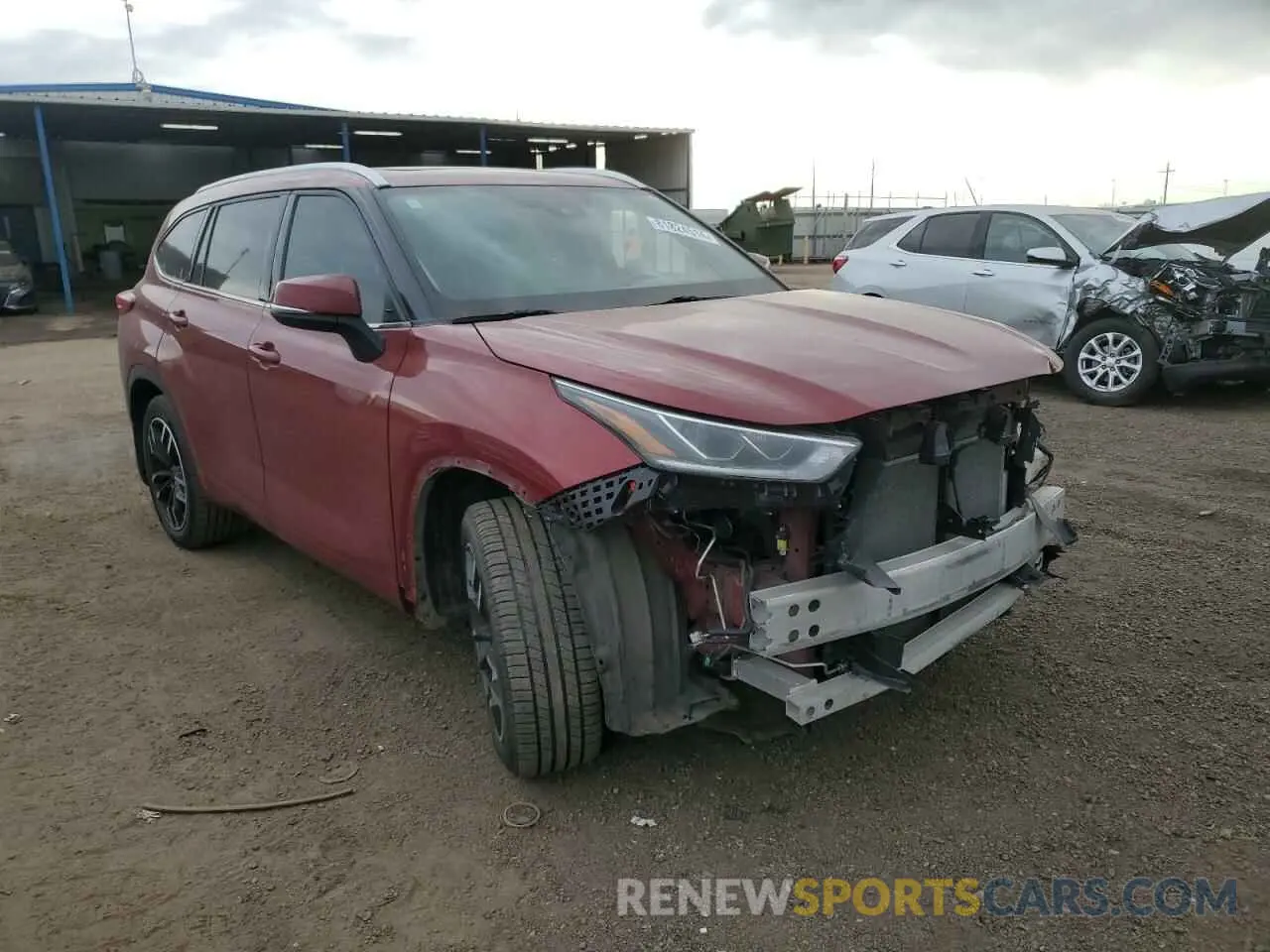 4 fotografías del automóvil dañado 5TDDZRBH8MS145353 TOYOTA HIGHLANDER 2021