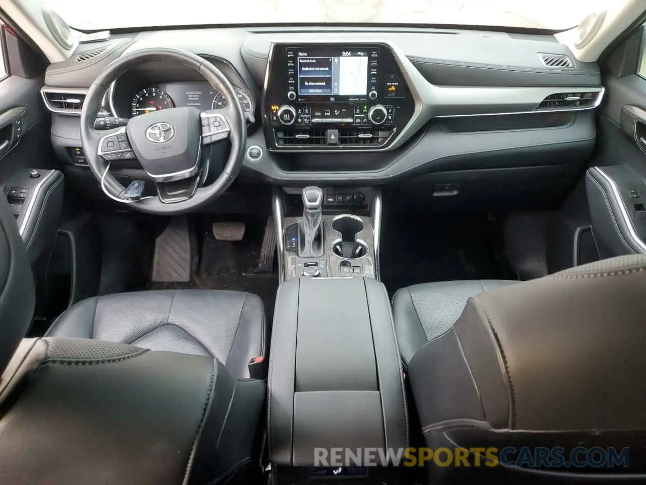 8 fotografías del automóvil dañado 5TDDZRBH8MS145353 TOYOTA HIGHLANDER 2021