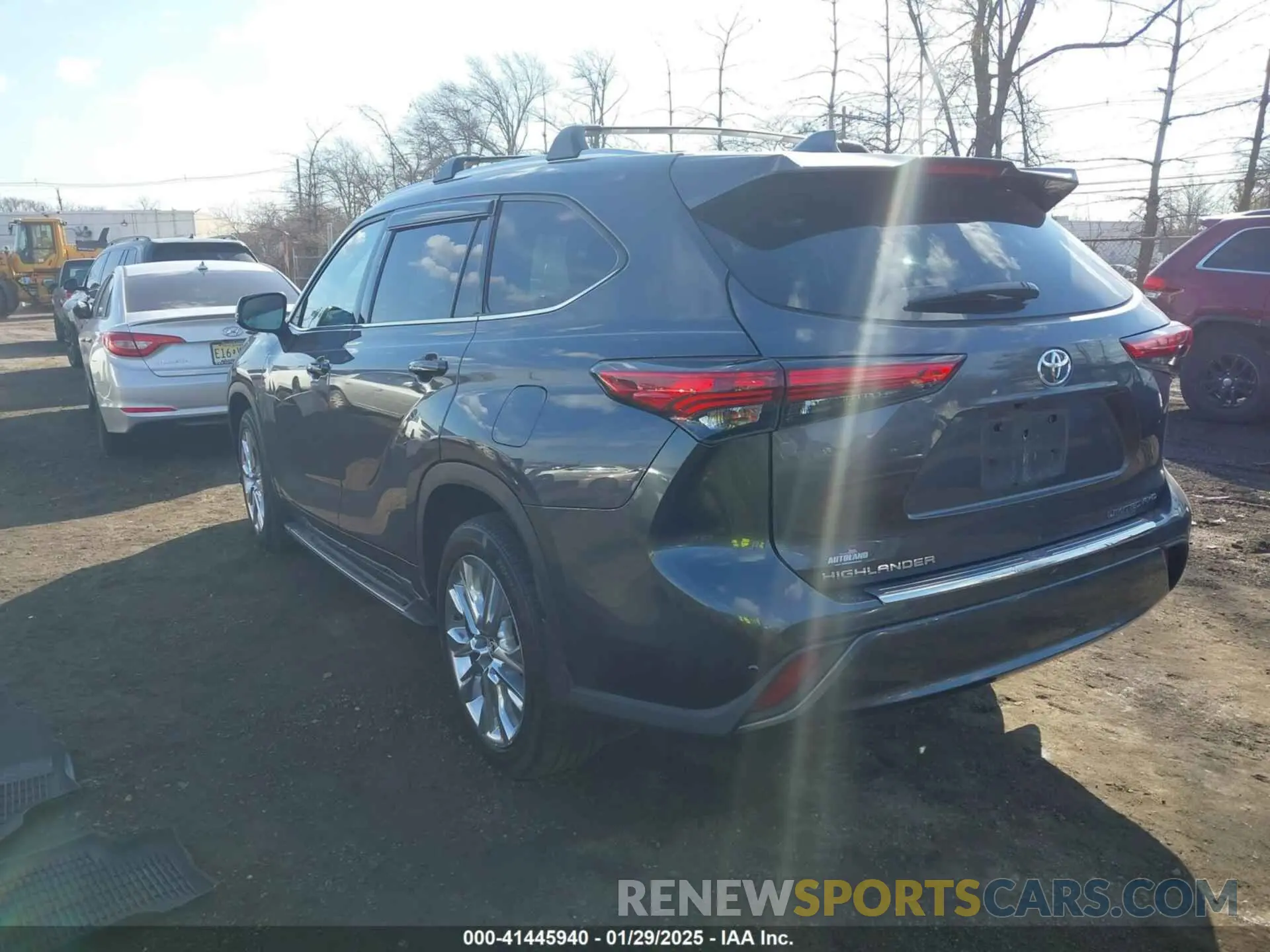 3 fotografías del automóvil dañado 5TDDZRBH8MS530265 TOYOTA HIGHLANDER 2021