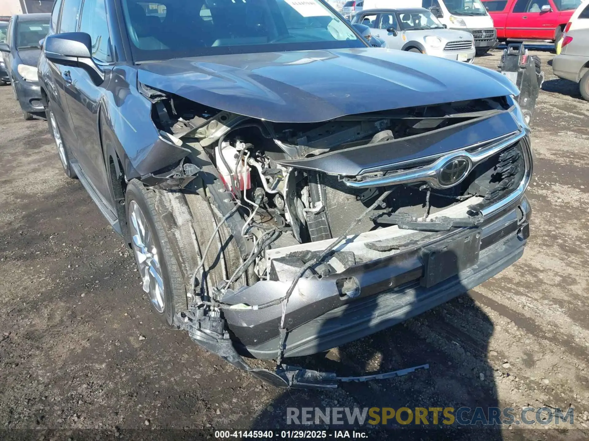 6 fotografías del automóvil dañado 5TDDZRBH8MS530265 TOYOTA HIGHLANDER 2021