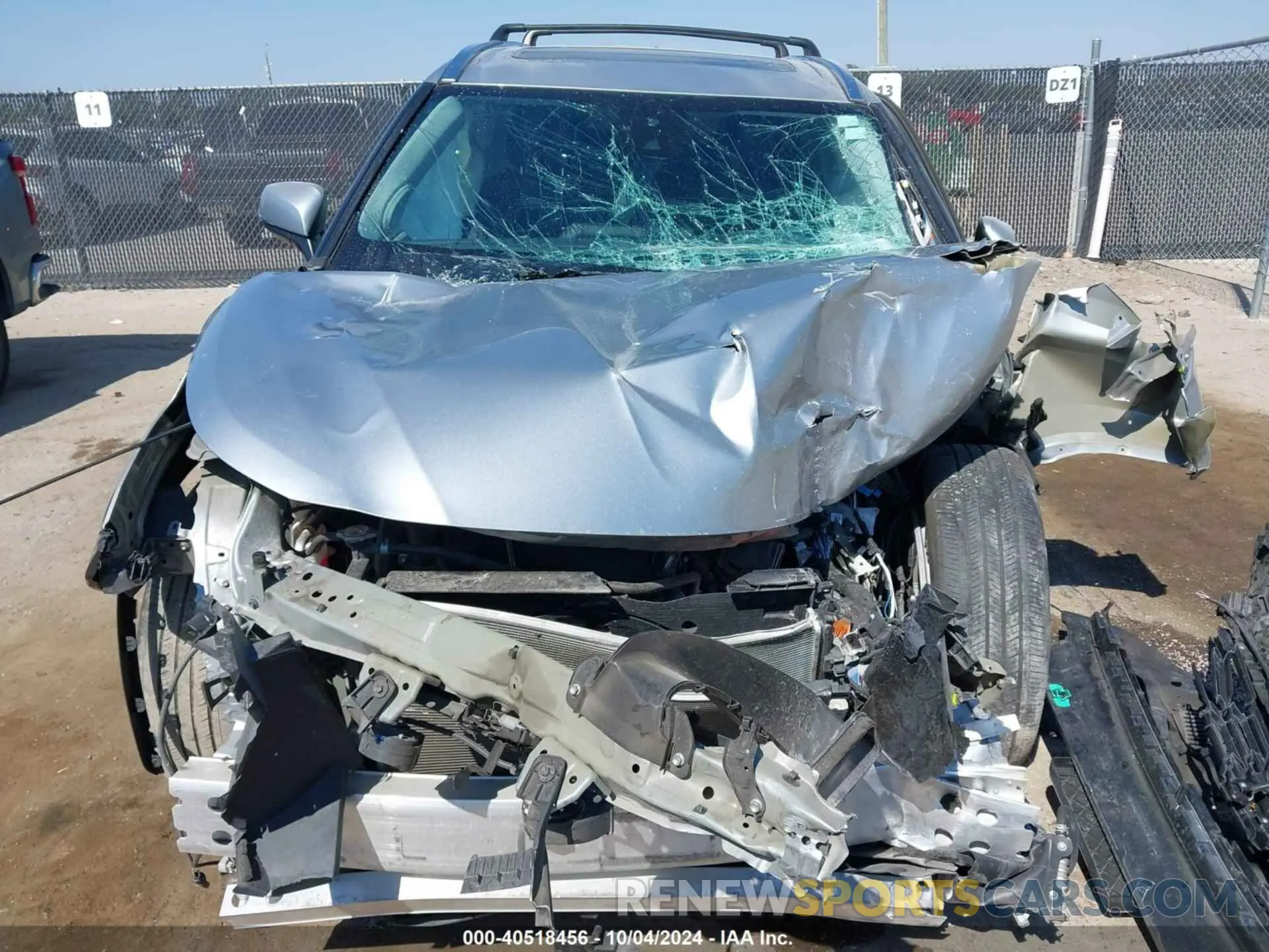 11 fotografías del automóvil dañado 5TDDZRBH8MS550810 TOYOTA HIGHLANDER 2021