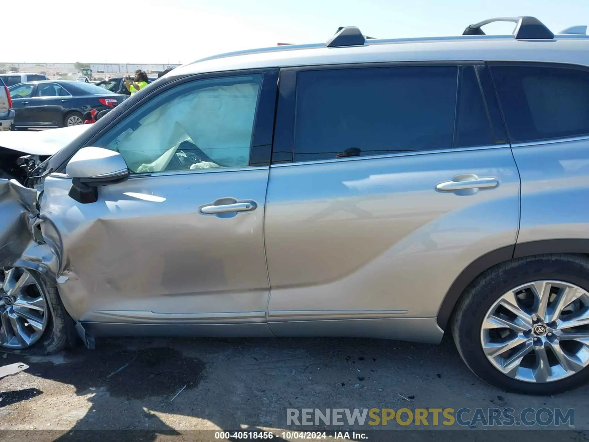 13 fotografías del automóvil dañado 5TDDZRBH8MS550810 TOYOTA HIGHLANDER 2021