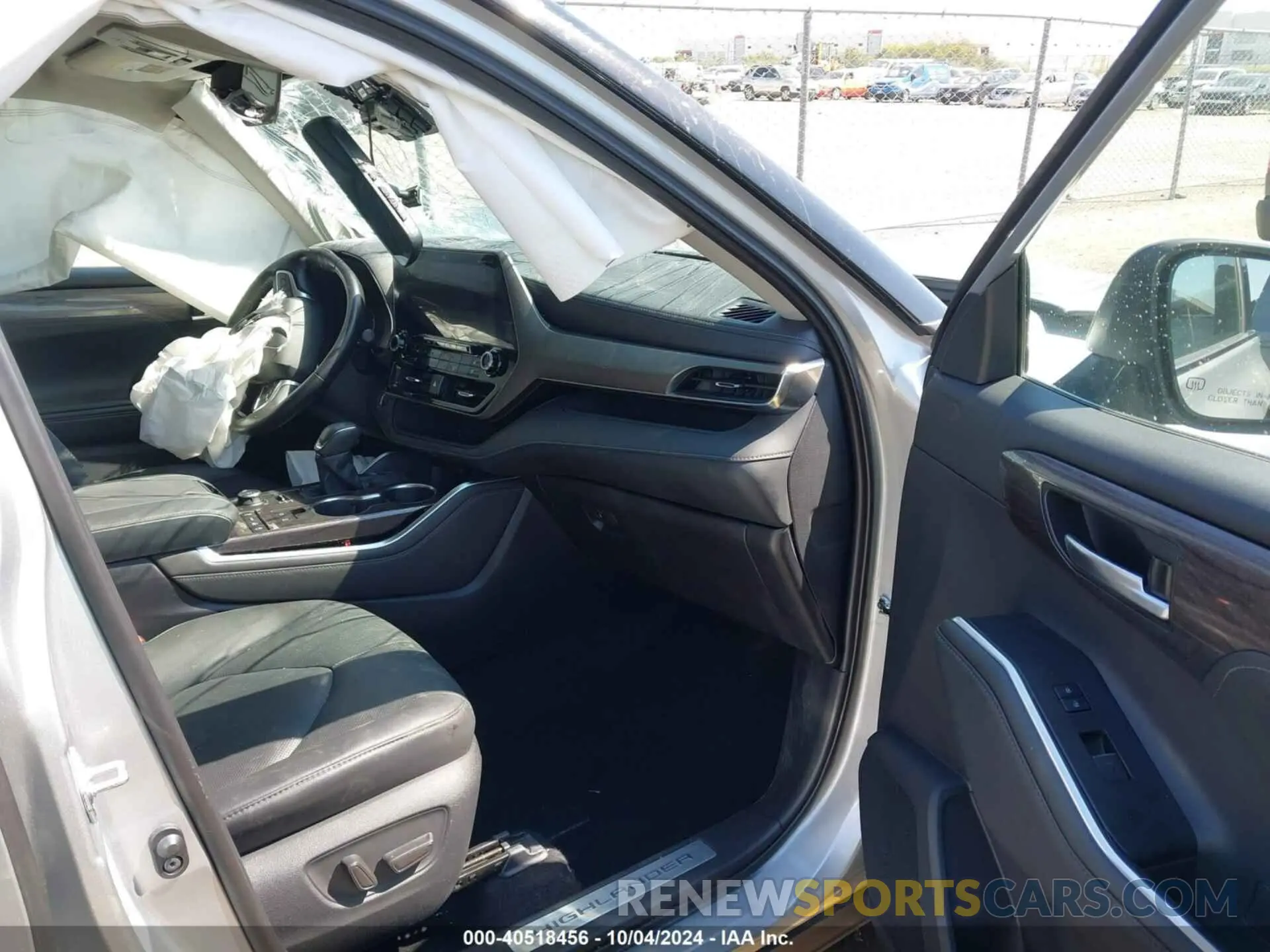 5 fotografías del automóvil dañado 5TDDZRBH8MS550810 TOYOTA HIGHLANDER 2021