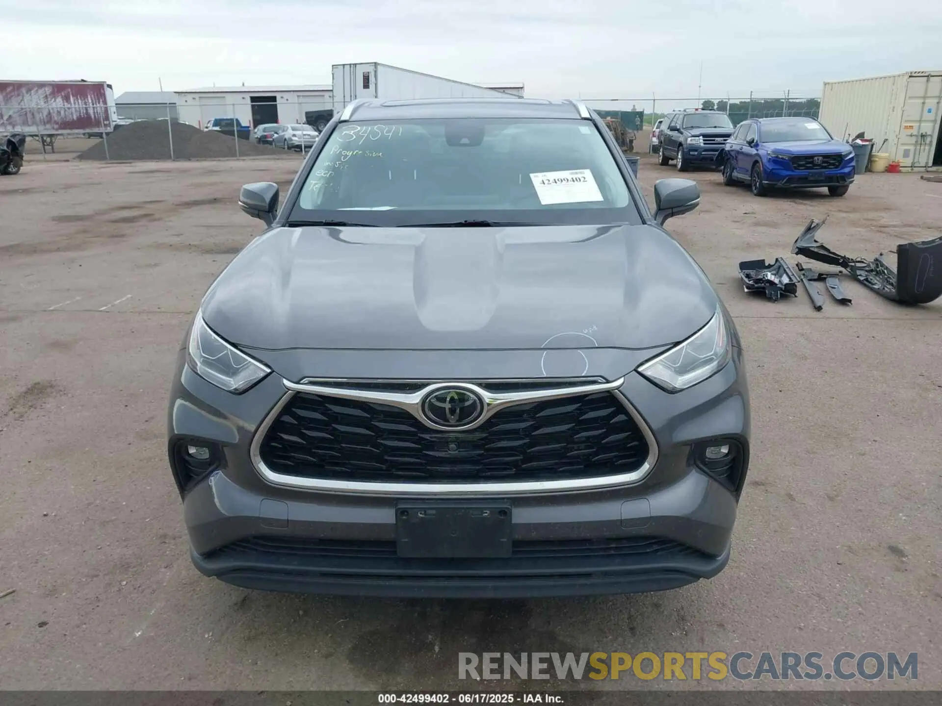 13 fotografías del automóvil dañado 5TDDZRBH9MS540657 TOYOTA HIGHLANDER 2021