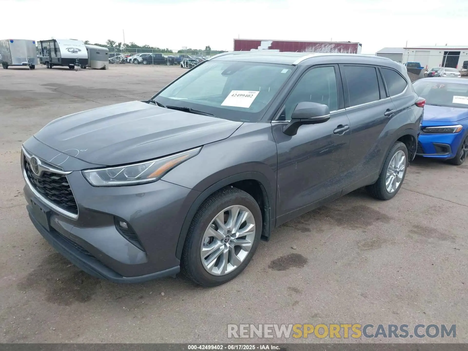 2 fotografías del automóvil dañado 5TDDZRBH9MS540657 TOYOTA HIGHLANDER 2021