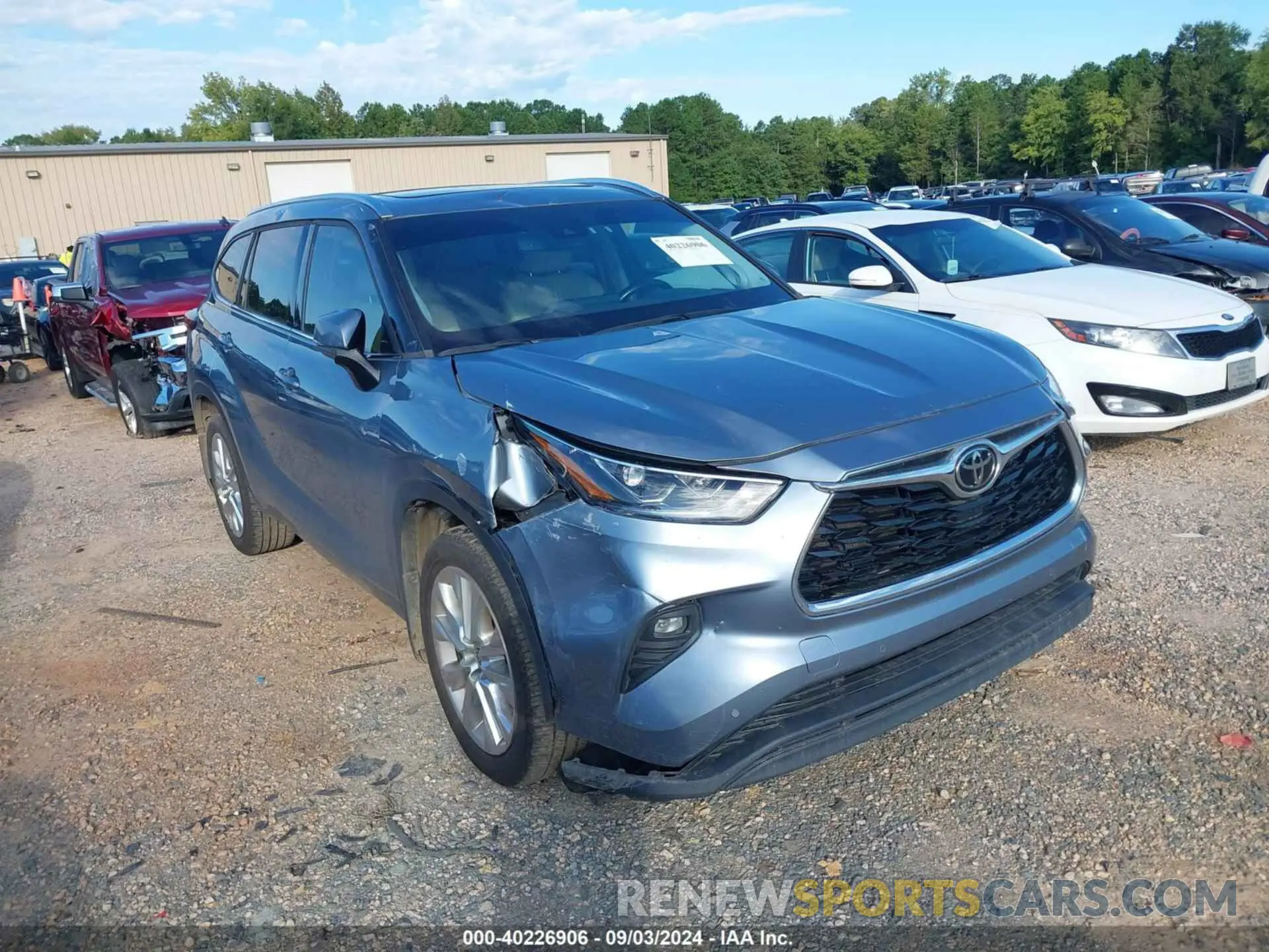 1 fotografías del automóvil dañado 5TDDZRBHXMS150330 TOYOTA HIGHLANDER 2021
