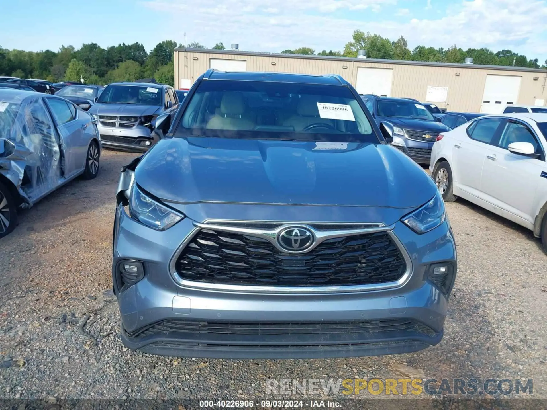 12 fotografías del automóvil dañado 5TDDZRBHXMS150330 TOYOTA HIGHLANDER 2021