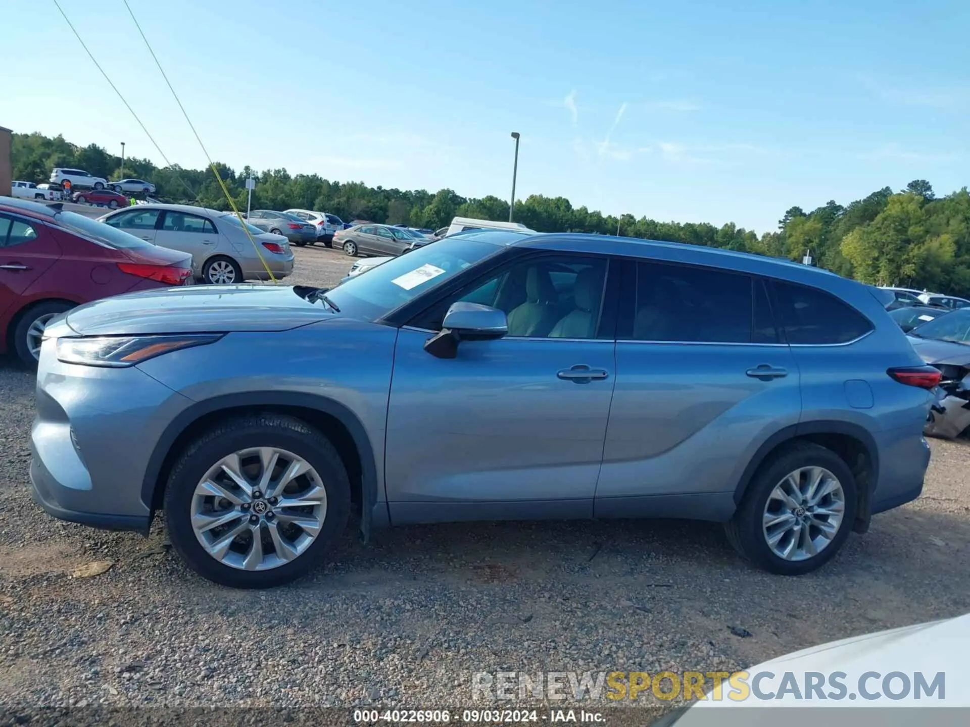 14 fotografías del automóvil dañado 5TDDZRBHXMS150330 TOYOTA HIGHLANDER 2021