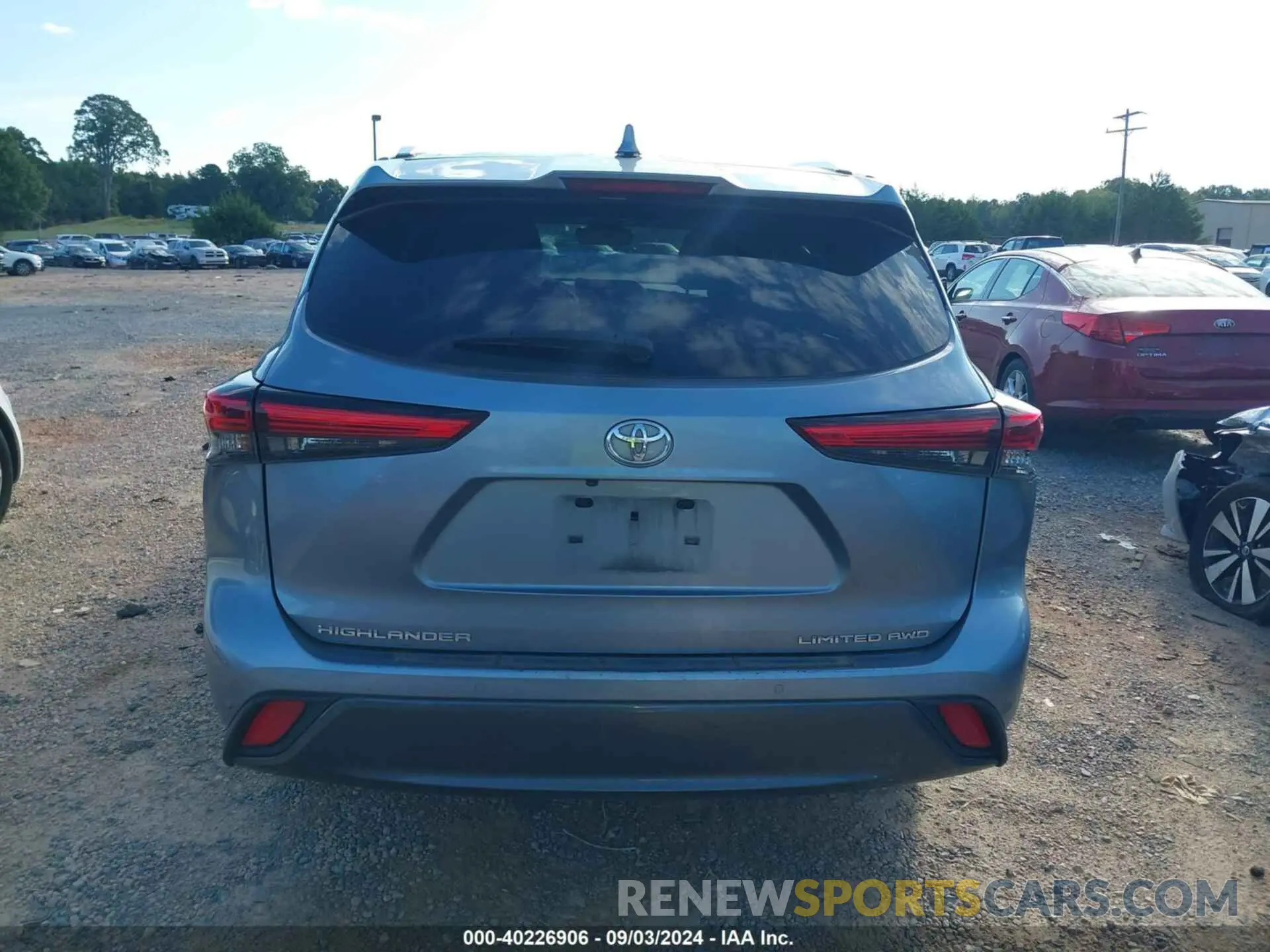 16 fotografías del automóvil dañado 5TDDZRBHXMS150330 TOYOTA HIGHLANDER 2021