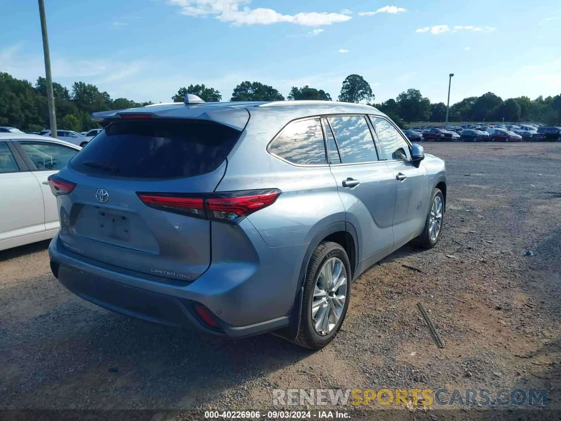 4 fotografías del automóvil dañado 5TDDZRBHXMS150330 TOYOTA HIGHLANDER 2021