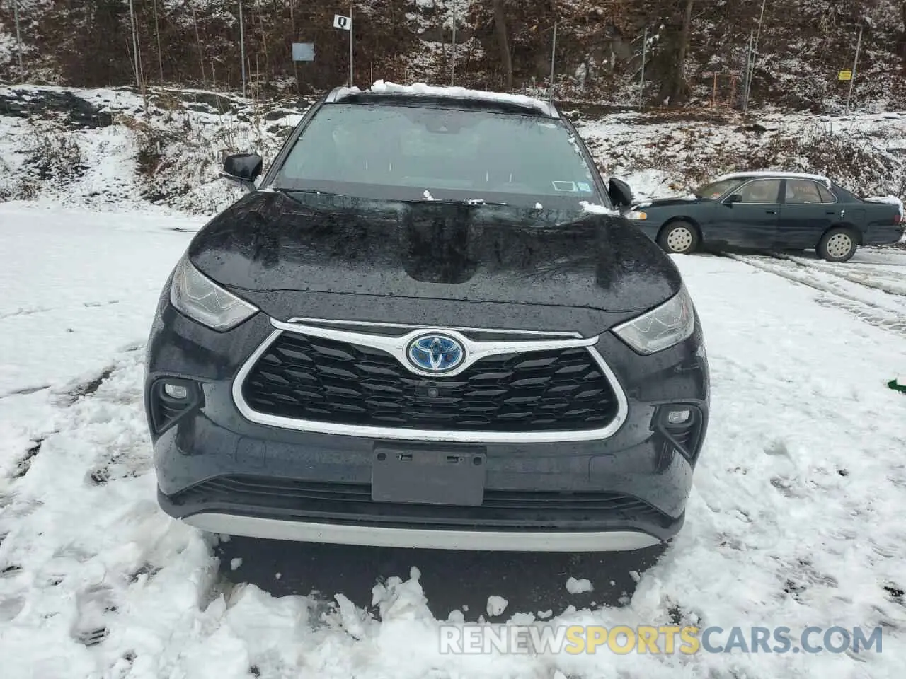 5 fotografías del automóvil dañado 5TDEBRCH0MS024954 TOYOTA HIGHLANDER 2021