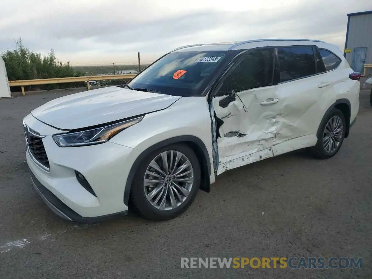 1 fotografías del automóvil dañado 5TDEBRCH0MS026056 TOYOTA HIGHLANDER 2021