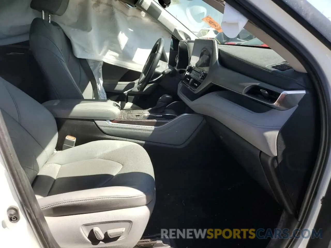 7 fotografías del automóvil dañado 5TDEBRCH0MS026056 TOYOTA HIGHLANDER 2021