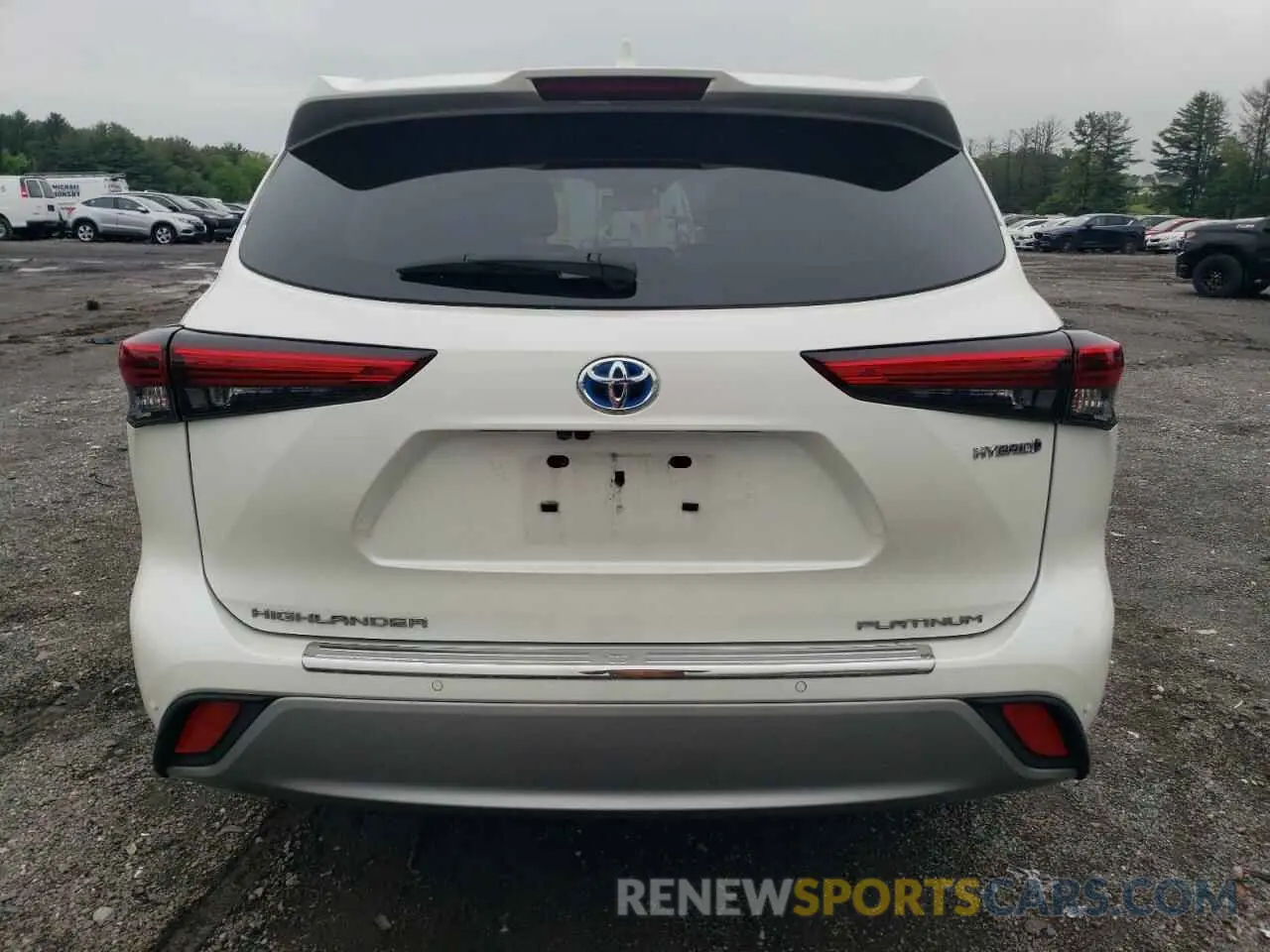 6 fotografías del automóvil dañado 5TDEBRCH0MS028390 TOYOTA HIGHLANDER 2021