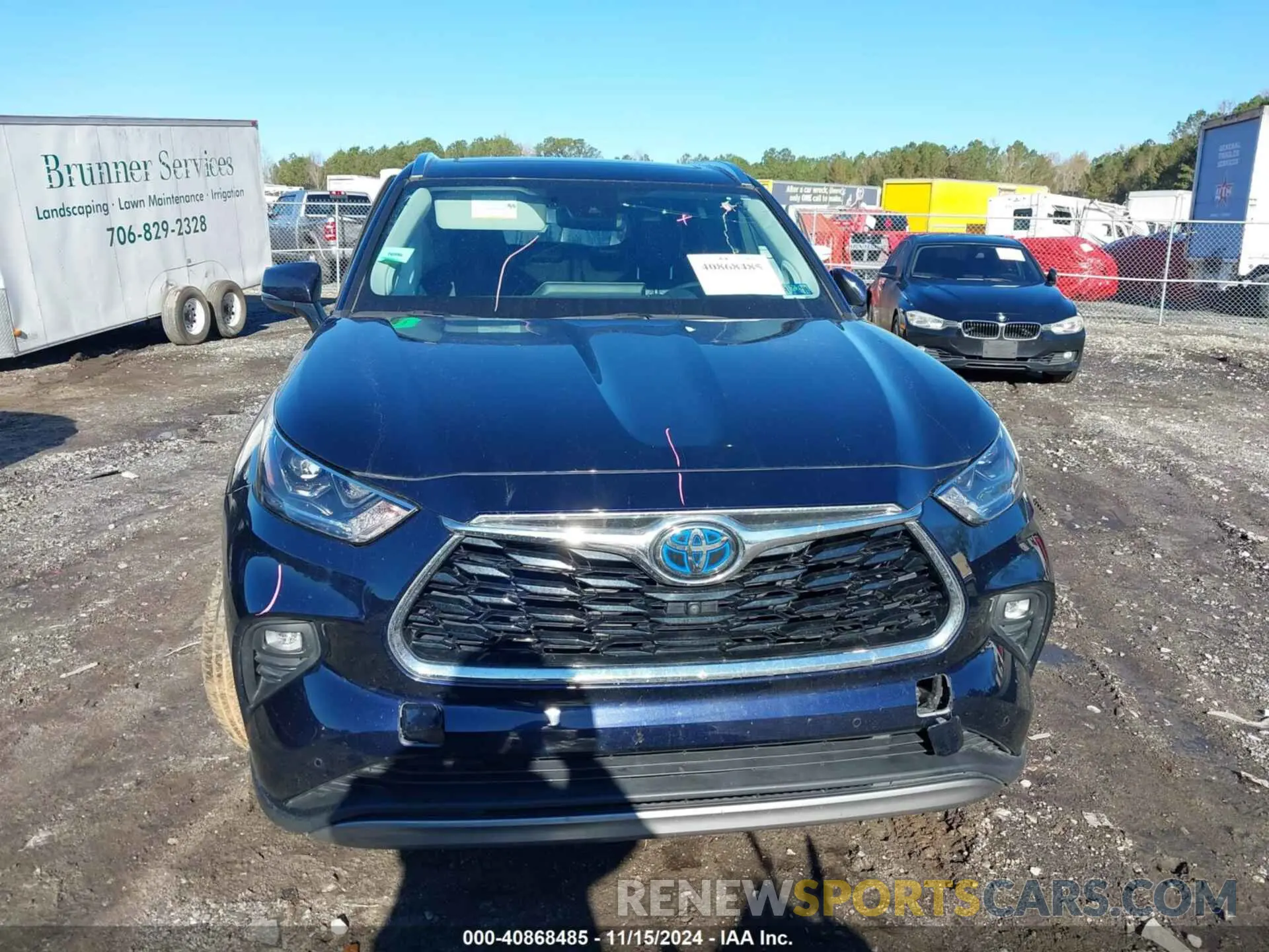12 fotografías del automóvil dañado 5TDEBRCH1MS015082 TOYOTA HIGHLANDER 2021