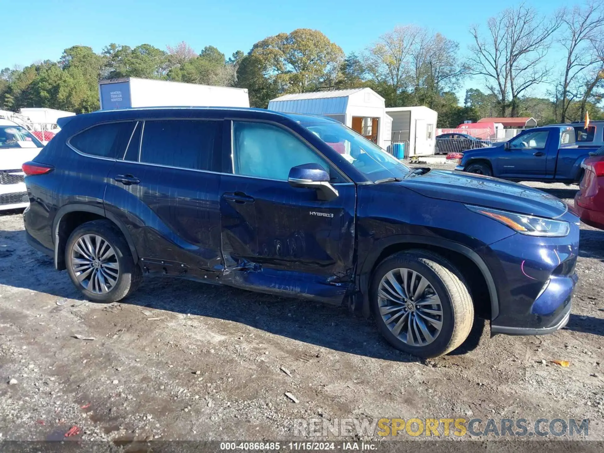 13 fotografías del automóvil dañado 5TDEBRCH1MS015082 TOYOTA HIGHLANDER 2021