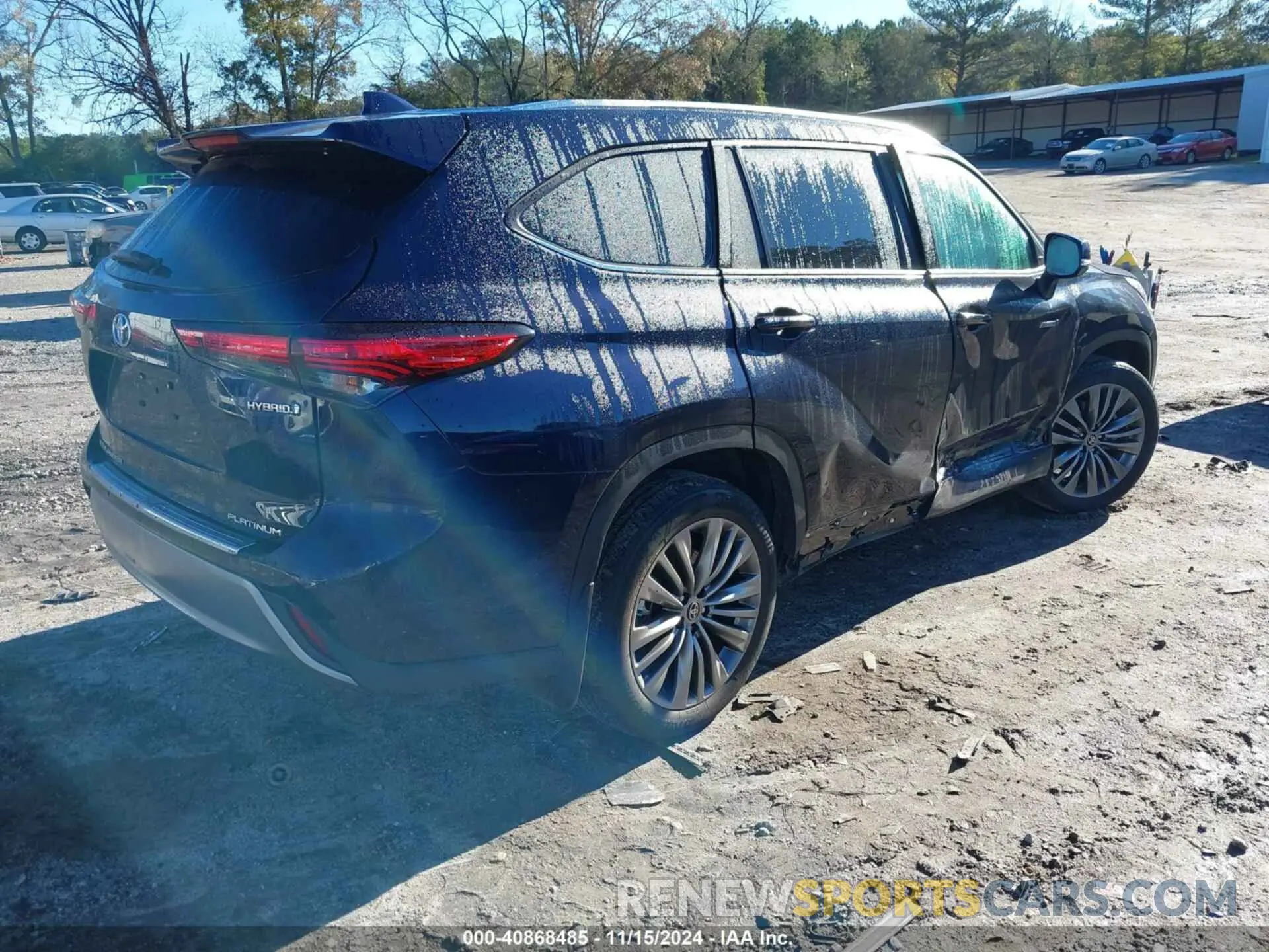 4 fotografías del automóvil dañado 5TDEBRCH1MS015082 TOYOTA HIGHLANDER 2021