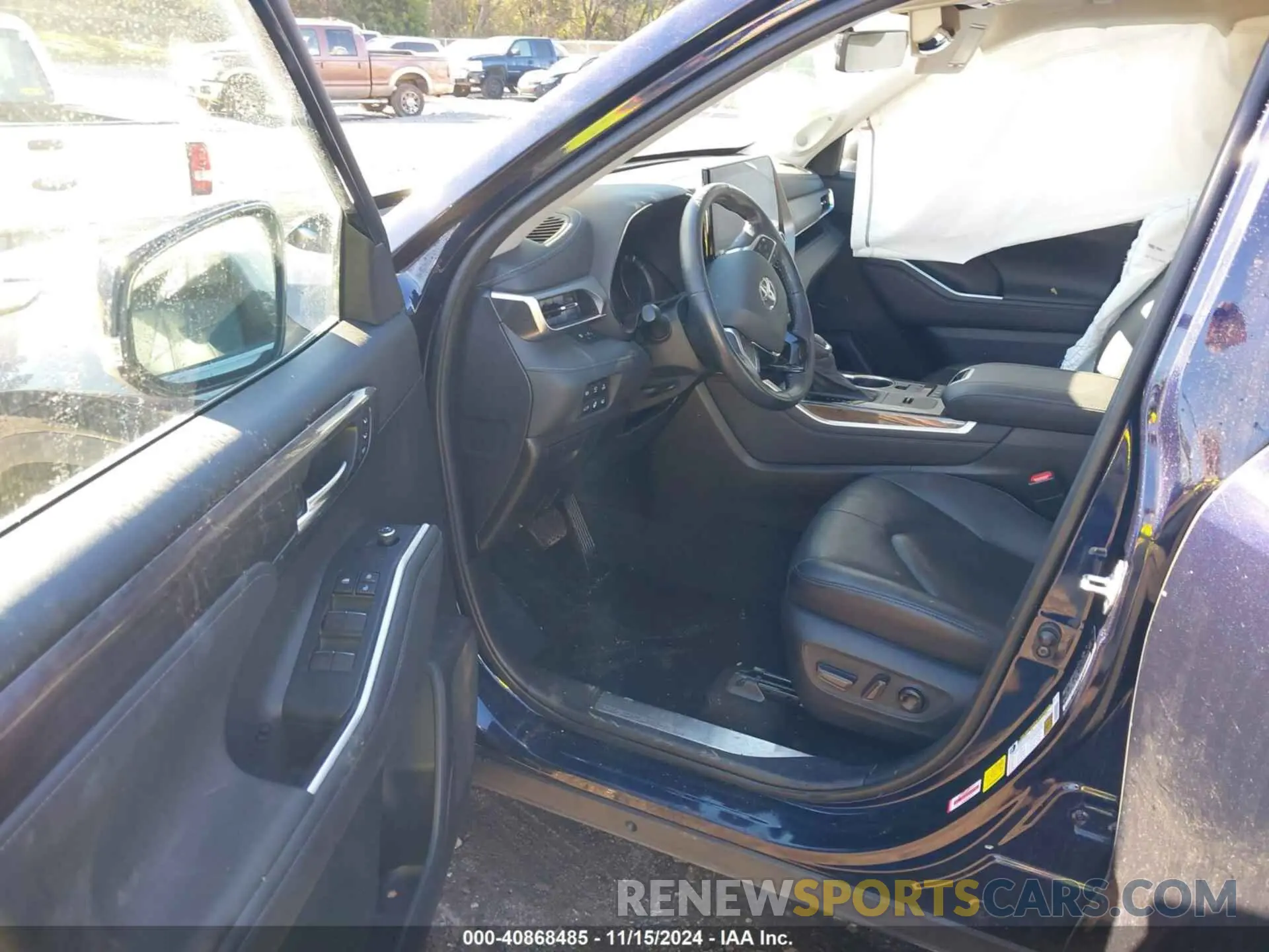 5 fotografías del automóvil dañado 5TDEBRCH1MS015082 TOYOTA HIGHLANDER 2021