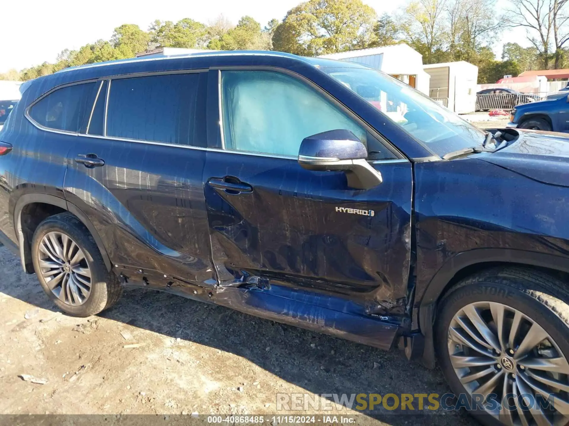 6 fotografías del automóvil dañado 5TDEBRCH1MS015082 TOYOTA HIGHLANDER 2021