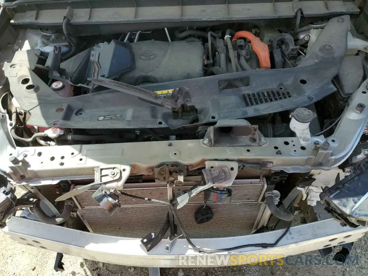 11 fotografías del automóvil dañado 5TDEBRCH1MS047076 TOYOTA HIGHLANDER 2021