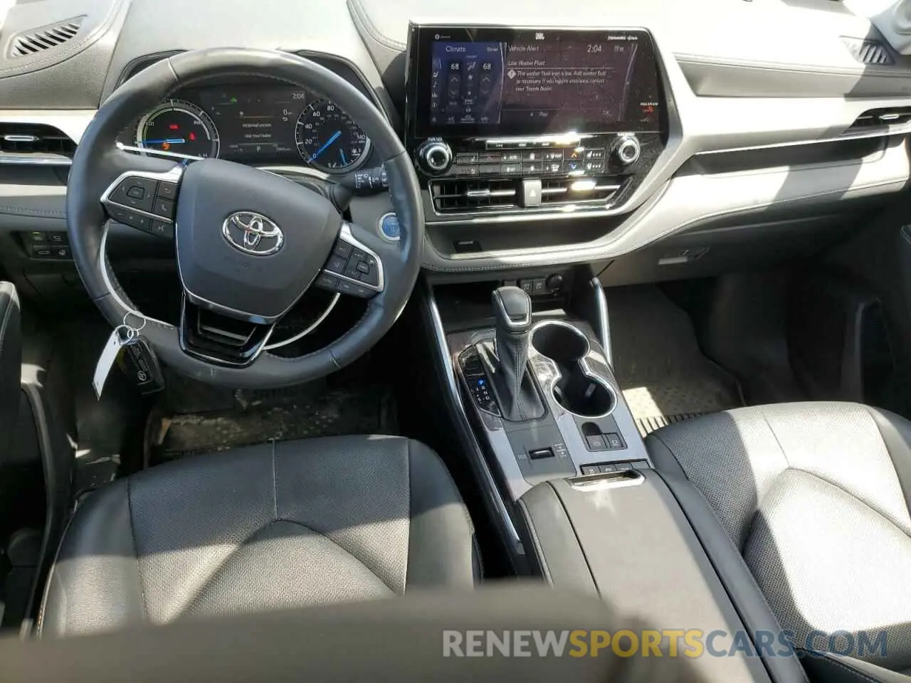 8 fotografías del automóvil dañado 5TDEBRCH1MS047076 TOYOTA HIGHLANDER 2021