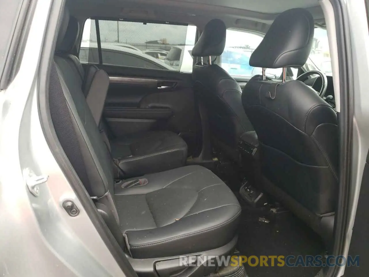 6 fotografías del automóvil dañado 5TDEBRCH2MS020825 TOYOTA HIGHLANDER 2021