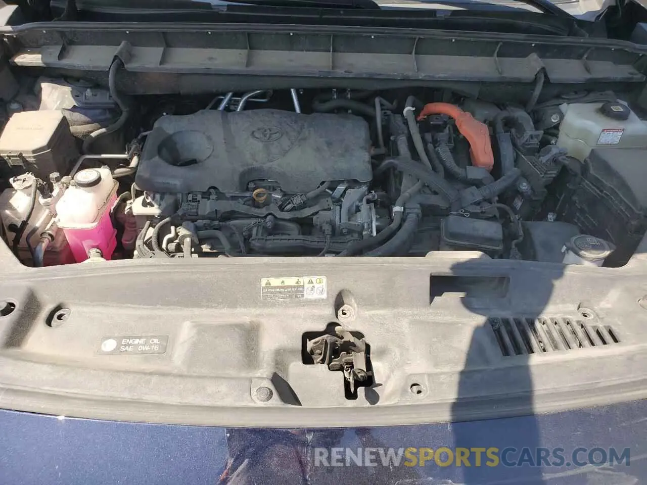 12 fotografías del automóvil dañado 5TDEBRCH2MS021540 TOYOTA HIGHLANDER 2021