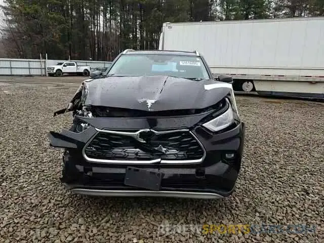 11 fotografías del automóvil dañado 5TDEBRCH2MS068048 TOYOTA HIGHLANDER 2021