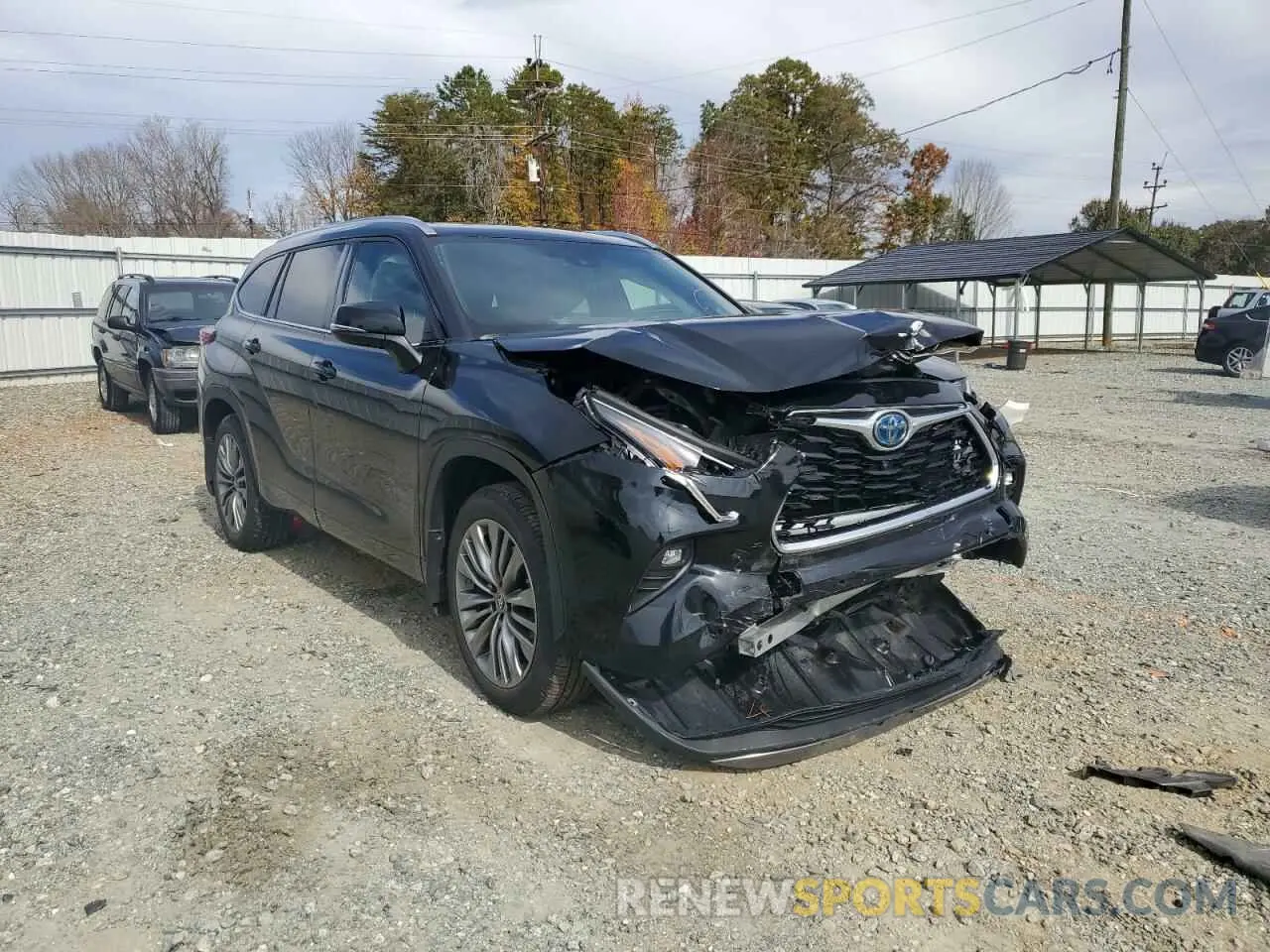 1 fotografías del automóvil dañado 5TDEBRCH3MS015066 TOYOTA HIGHLANDER 2021