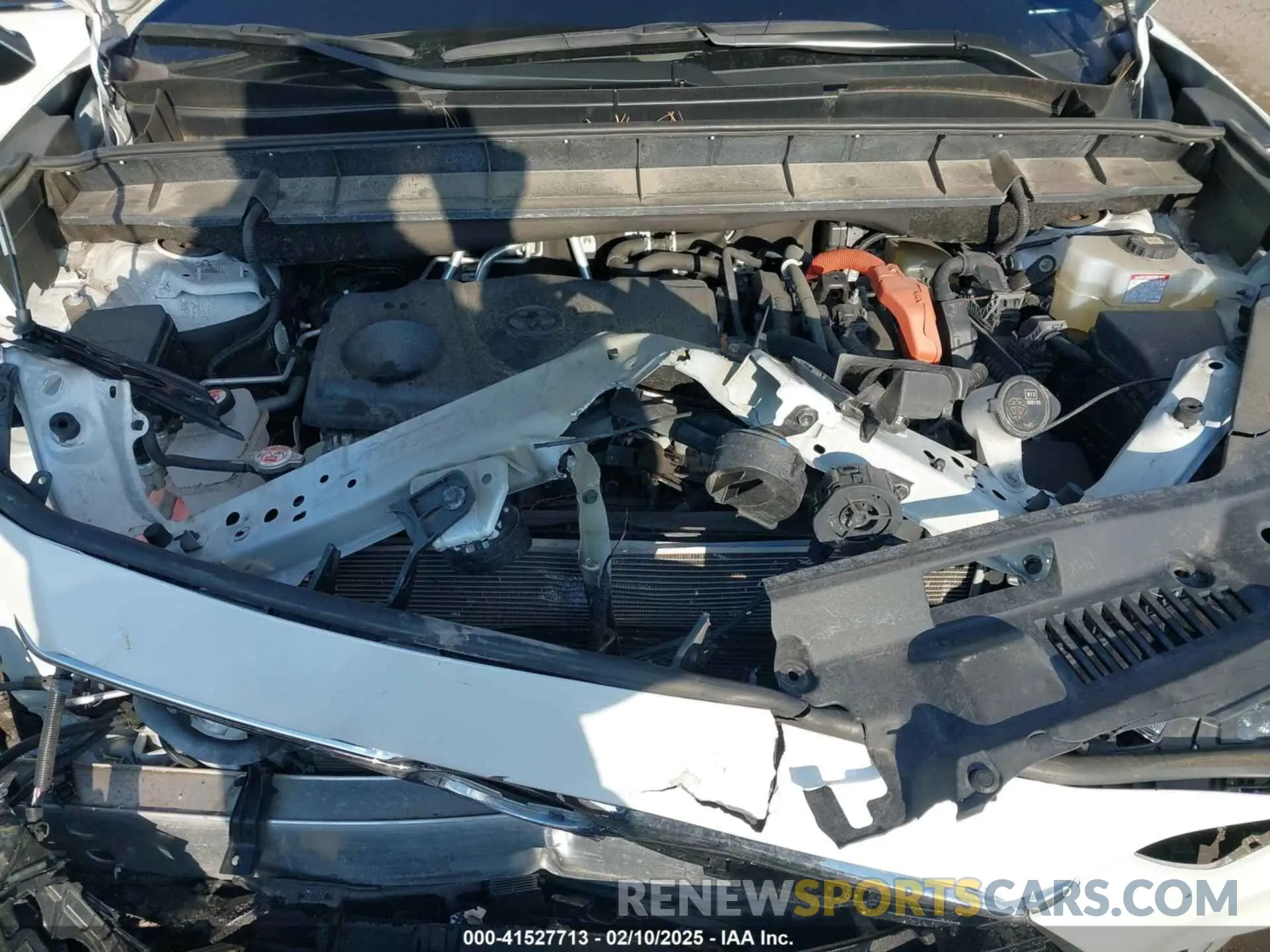 10 fotografías del automóvil dañado 5TDEBRCH3MS038380 TOYOTA HIGHLANDER 2021